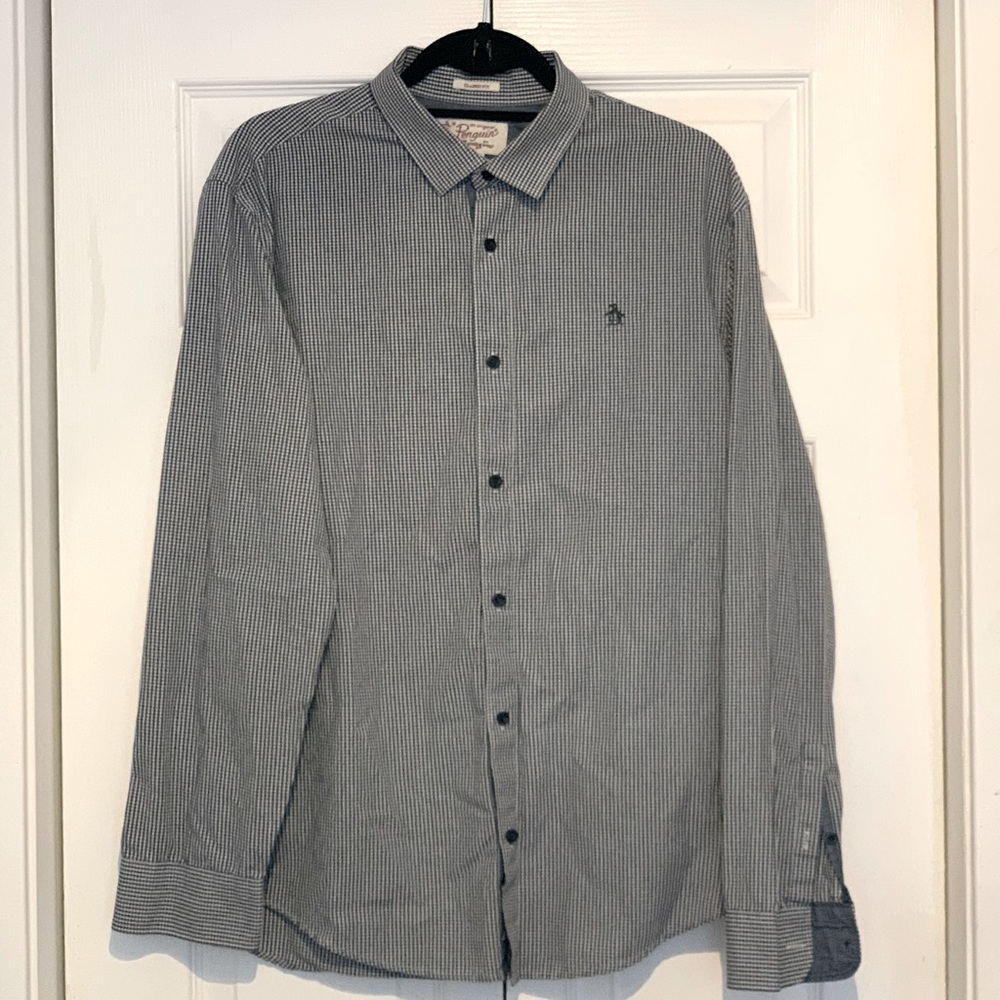 Penguin Classic Fit Plaid Button-Up